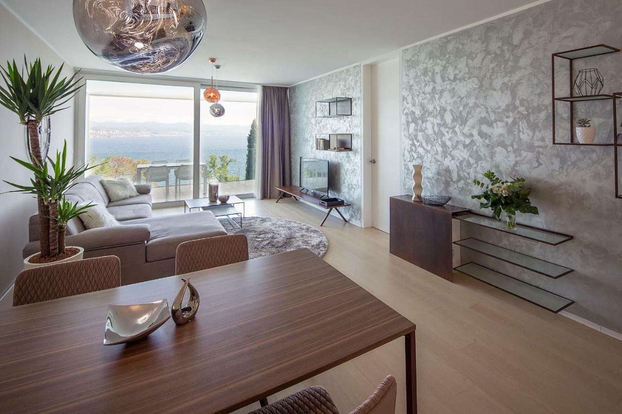 Opatija Deluxe Apartment With Swimming Pool Esterno foto