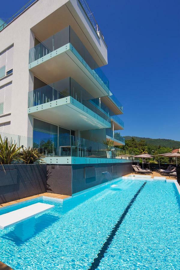 Opatija Deluxe Apartment With Swimming Pool Esterno foto