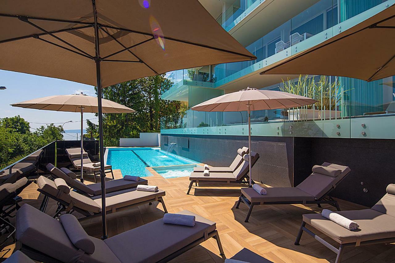Opatija Deluxe Apartment With Swimming Pool Esterno foto